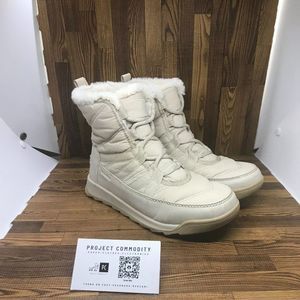 Sorel Whitney II Short Lace Waterproof Winter Boot Beige Women's Size 5.5